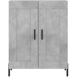  Visoka komoda siva betona 69,5x34x180 cm od konstruiranog drva Slike