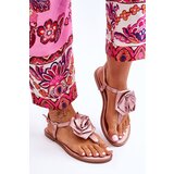 Boto Women's Flip Flops With Fabric Rose Nude Carisma | shoptok.hr