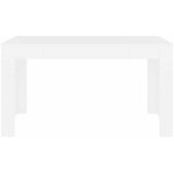  Blagovaonski stol bijeli 140 x 74,5 x 76 cm konstruirano drvo | shoptok.hr