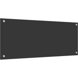  Kuhinjski zid Tamno siva 100 x 40 cm Staklo otporno na udarce | Eponuda.ba