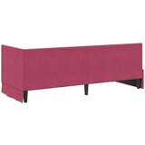  Kutni krevetni okvir s madracem 2 kom. Vinska crvena 80 x 200 cm | Shoptok.si