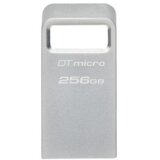 Kingston Technology DataTraveler Micro USB izbrisivi memorijski pogon 256 GB USB Tip-A 3.2 Gen 1 (3.1 Gen 1) Srebro | shoptok.hr