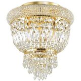 Ideal lux - kristalni plafonski luster dubai 3xE14/28W/230V fi 32 cm zlatni Cene