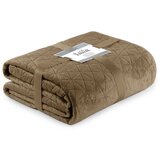 AmeliaHome Svjetlo smeđi prošiven prekrivač od samta 170x210 cm Laila – | shoptok.hr