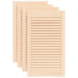  Vrata za ormarić rešetkasti dizajn 4 kom 69 x 39,4 cm borovina | shoptok.hr