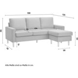 Bessagi Home Sedežna Garnitura Noemie, Bež, S Taburejem | Shoptok.si