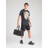 Under Armour Funkcionalna majica 'VARSITY CREST' svetlo modra / rumena / siva / črna | Shoptok.si