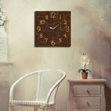 Opviq Zidni sat od MDF-a 40x40cm, šareni Cijene