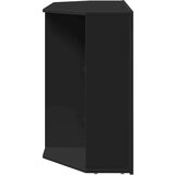  Kotna LED TV omarica Črna 101 x 40 x 68 cm Konstruiran les, (5000092182) | Shoptok.si
