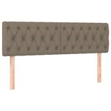  Box spring postelja z vzmetnico taupe 140x200 cm blago, (20893883) | Shoptok.si