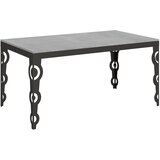 Itamoby   Karamay Evolution (90x160/264 cm) - siva, barva nog: antracit - raztegljiva jedilna miza, (20843050) | Shoptok.si