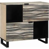 Komoda Bijelo 80 x 33 x 75 cm masivno drvo manga | shoptok.hr