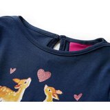  Dječja majica dugih rukava modra 140 | shoptok.hr