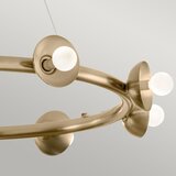  Kichler KL-PALTA9-CPZ - Visilica na sajli PALTA 9xE14/40W/230V zlatna | Eponuda.com