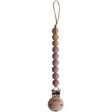 Mushie Eva kopča za dudu Cloudy Mauve 1 kom | shoptok.hr