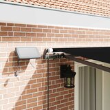  Skrovita tenda S LED lampica Crna 400 ×300 cm tkanina | shoptok.hr