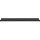  Prozorska klupčica Crno s drvenim uzorkom 140 x 45 x 4,5 cm PVC | shoptok.hr