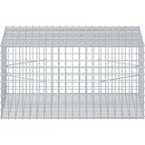  Gabion s žicom debljine 3,5 mm i mrežom 5x5 cm 100x100x50 cm | shoptok.hr