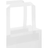  Papirnate vrećice 250 kom s ručkama bijele 32x22x28 cm | Shoptok.si