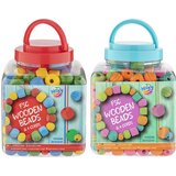  Perlice drvene Color – šareni set u kutijici za izradu nakita Tirkizna | shoptok.hr