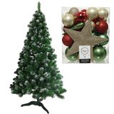  Novogodišnja jelka - Elegant Snow 220cm + POKLON UKRASI 33 komada | ePonuda.com