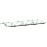  Jastuci za vrtnu klupu 2 kom s uzorkom lišća 120x50x7cm tkanina | shoptok.hr