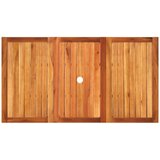  Vrtni stol crni 140 x 80 x 75 cm od poliratana i drva bagrema | shoptok.hr