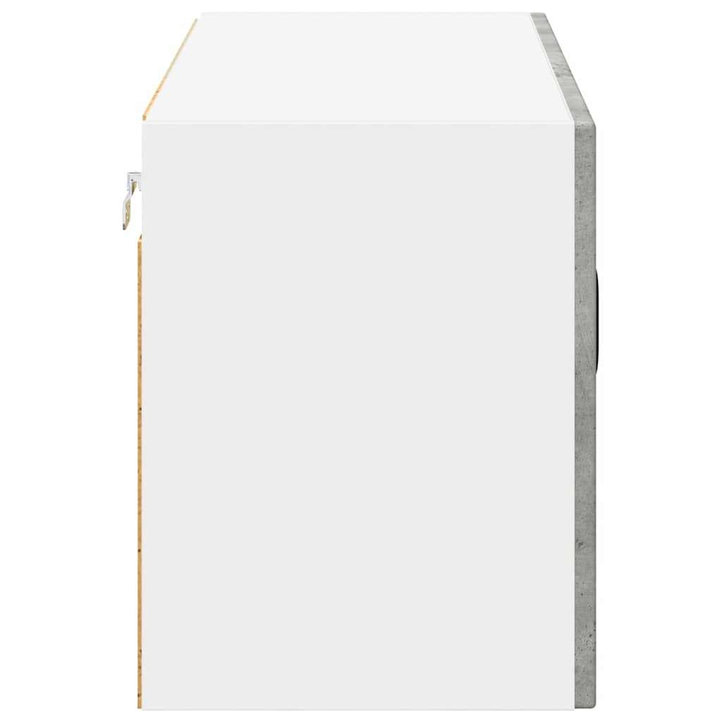  Zidni kuhinjski ormarić s policom Betonski sivi 80 x 31 x 40 cm | shoptok.hr