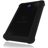 Icybox Kućište za tvrdi disk IB-233U3-B, 1x SATA III 2.5" na 1x USB 3.0, silikonsko, vanjsko | shoptok.hr