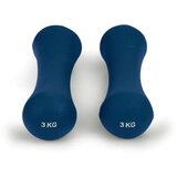 ModernHome bučice za vježbanje neopren 2x3kg tamnoplave | shoptok.hr