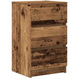  Noćni ormarići s 3 ladice 2 kom staro drvo 39x35x65 cm | Eponuda.com