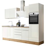 RESPEKTA Kuhinjski Blok Marleen 280cm, Bela, Visoki Sijaj | Shoptok.si