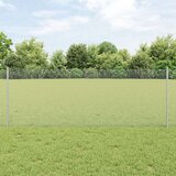  Ograda Stupovi 11 kom U-Kanal 80 cm Pocinčani čelik Šesterokutna ograda 0 8x100 m Pocinčani čelik Cijene