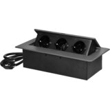 Orno Podaljšek s 3 x Schuko vtičnicami, vgradni - OR-GM-9033(GS)/GR Cene