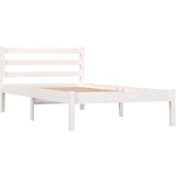 The Living Store Posteljni okvir iz borovine 90x190 cm bel - Posteljni Okvir, (21532003) | Shoptok.si