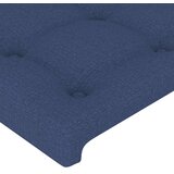  Okvir za krevet bez madraca plavi 140 x 190 cm od tkanine | shoptok.hr