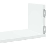 vidaXL Stenska polica 3 kosi bela 80x18x18 cm inženirski les | Shoptok.si