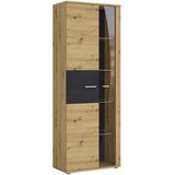 Modern Living Vitrina Nina, Barva Hrasta, Antracit Cene