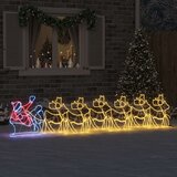  LED Božićna Dekoracija Šareni 69 x 79 cm PVC | shoptok.hr