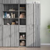 vidaXL Visoka komoda boja hrasta 30x42,5x185 cm od konstruiranog drva Cijene