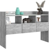  Komoda siva boja betona 105 x 30 x 70 cm konstruirano drvo | Eponuda.com