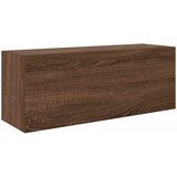 Maison Chic Kopalniška stenska omarica - Kopalniške omarica rjav hrast 80x25x30 cm inž. les iu272, (22064000) | Shoptok.si
