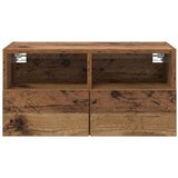 vidaXL TV stene 2 pcs Star les 60 x 30 x 30 cm Konstruiran les | Shoptok.si