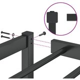 Metalni okvir za krevet crni 135x190 cm | shoptok.hr