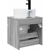  Umivaonik s policom za zid Siva Sonoma 49 x 44,5 x 65 cm | shoptok.hr