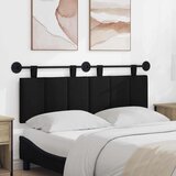  Viseće uzglavlje kreveta tkanina - Crna 120 cm bez LED | shoptok.hr