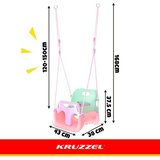 Kruzzel 3-u-1 pastelna dječja ljuljačka | shoptok.hr