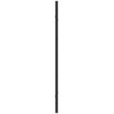  Sklopiva tuš kabina Crna 130 x 138 cm ESG staklo i aluminij | shoptok.hr