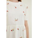 Trendyol Ecru Embroidered Dress | shoptok.hr