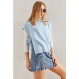 Bianco Lucci Women's Turtleneck Belt Tie Knitwear Sweater | shoptok.hr